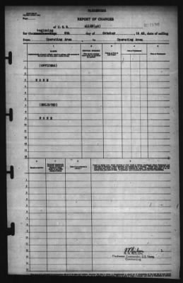 Report of Changes > 9-Oct-1943