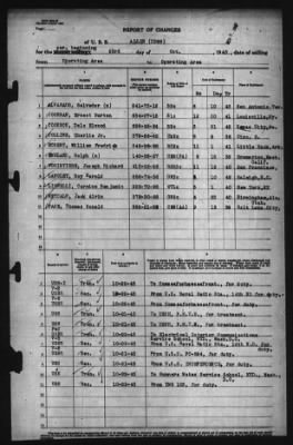 Report of Changes > 23-Oct-1943