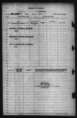 Report of Changes > 23-Oct-1943