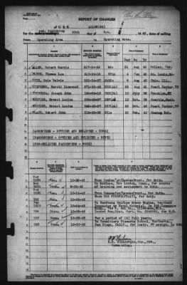 Report of Changes > 30-Oct-1943