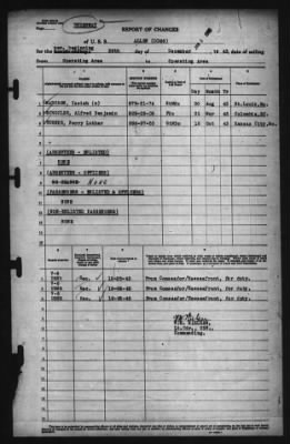 Report of Changes > 26-Dec-1943