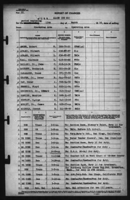 Report of Changes > 13-Mar-1944