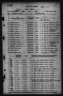 Report of Changes > 1-Apr-1944