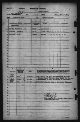 Report of Changes > 8-Apr-1944