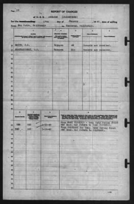 Thumbnail for Report of Changes > 17-Jan-1940