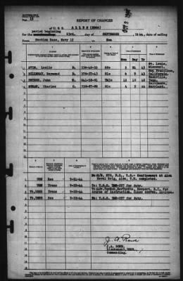Report of Changes > 23-Sep-1944