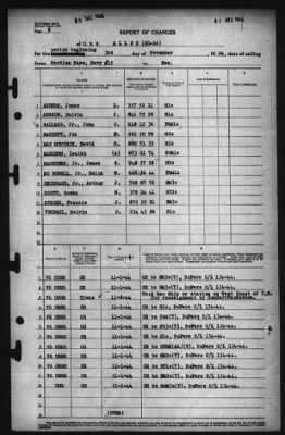 Report of Changes > 3-Nov-1944