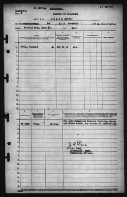 Report of Changes > 3-Nov-1944