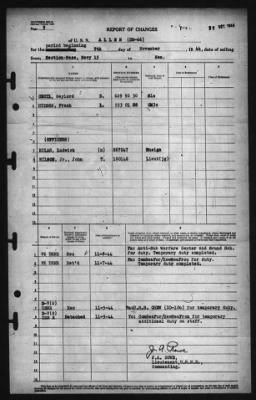 Report of Changes > 9-Nov-1944