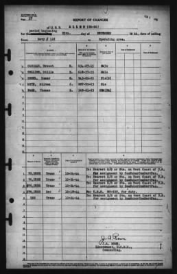 Report of Changes > 25-Dec-1944