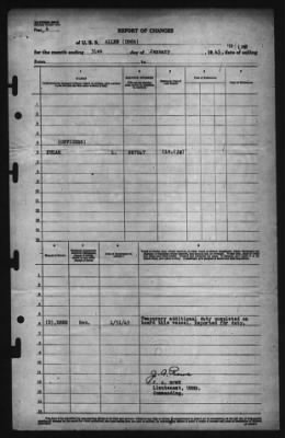 Report of Changes > 31-Jan-1945