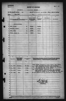 Report of Changes > 1-Aug-1945
