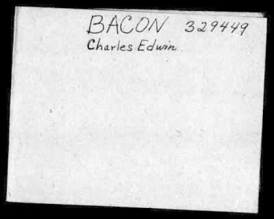 Thumbnail for Charles Edward > Bacon, Charles Edward (22)