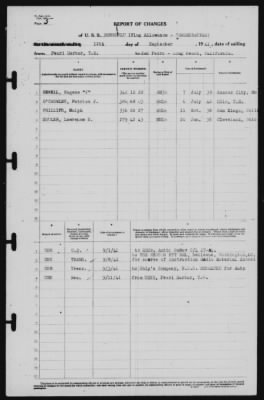 Report of Changes > 12-Sep-1941