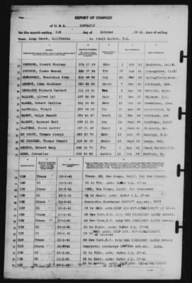 Report of Changes > 3-Oct-1941