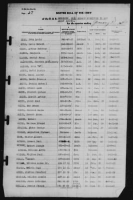 Muster Rolls > 31-Jan-1942