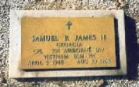 Sammy's grave marker