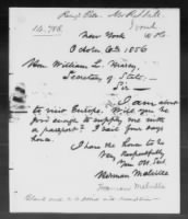 Herman Melville's Passport Application