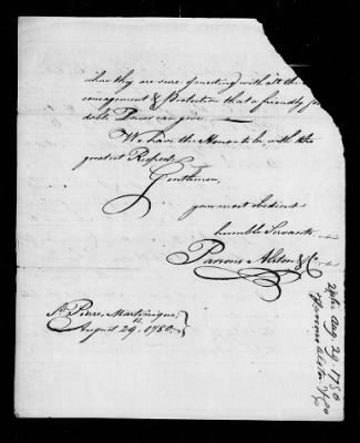 Thumbnail for Diplomatic despatches and letters received from Samuel Parsons, 1780-81.