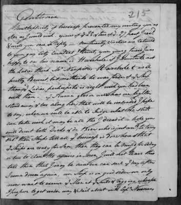 Letters from William Lee to John de Neufville and Son, 1779-85. > Page 715