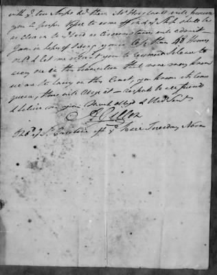 Letters from William Lee to John de Neufville and Son, 1779-85. > Page 721