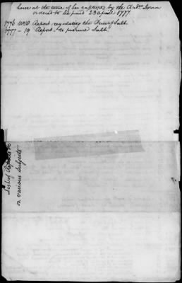 Thumbnail for Lists of letters and committee reports from Office of the Secretary of Congress, 1775-88.