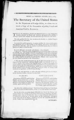 Thumbnail for Broadsides of the Continental Congress, 1775-88 (incomplete).