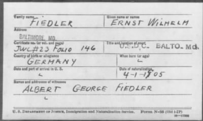 Fiedler > Ernst Wilhelm