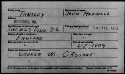 Tansley > John Maxwell