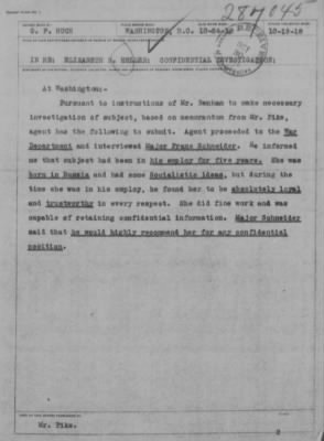 Old German Files, 1909-21 > Elizabeth S. Heller (#287045)