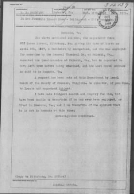 Old German Files, 1909-21 > Franklin Ernest Ross (#312139)