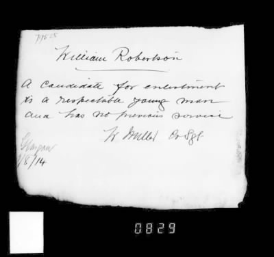 Thumbnail for William > Robertson, William (24)