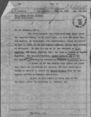 Old German Files, 1909-21 > Edgar Edison Peliett (#362260)