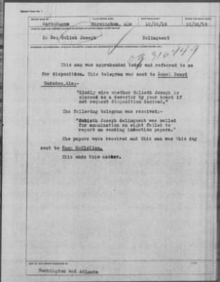 Old German Files, 1909-21 > Goliah Joseph (#8000-316449)