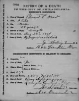 Thumbnail for Edward P Wood, Philadelphia Death Certificate.png