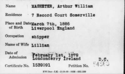 1879 > MASHETER, Arthur William