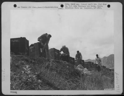 Thumbnail for Consolidated > Men Of The 318Th Fighter Group Preparing Crates For Shipment.  Bellows Field, Oahu, Hawaii, 15 May 1944.