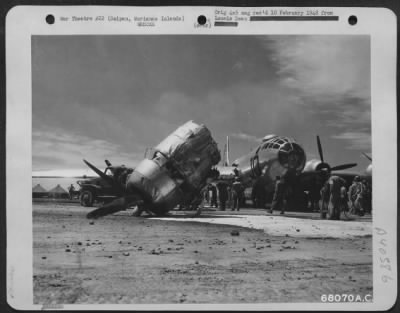 Consolidated > Wrecked Boeing B-29  "Superfortresses"' On Saipan, Marianas Islands.