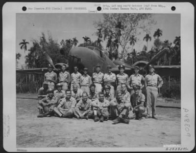 Thumbnail for Groups > Officers Of The North American B-25S Of The 1St Air Commando Group At Hailakandi, India.