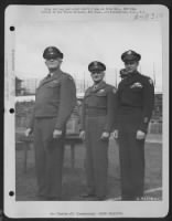 General H.H. Arnold, Commanding General Of The Army Air Forces, With General Carl A. Spaatz, Commanding General Of The Ustaaf, And Lt. General Hoyt S. Vandenberg, Commanding General Of The Ninth Air Force, At Decoration Ceremonies In Luxembourg, France [S - Page 3