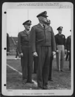 General H.H. Arnold, Commanding General Of The Army Air Forces, With General Carl A. Spaatz, Commanding General Of The Ustaaf, And Lt. General Hoyt S. Vandenberg, Commanding General Of The Ninth Air Force, At Decoration Ceremonies In Luxembourg, France [S - Page 5