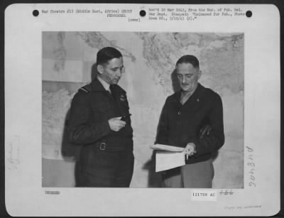 Groups > The Chiefs Of The Allied Air Forces In The Mediterranean Theatre Met To Discuss Their Plans With Air Chief Marshal Sir Arthur Tedder, G.C.B., Commander-In-Chief Mediterranean Air Command.  Shown Is Air Chief Marshal Sir Arthur Tedder, G.C.B., Commander-In