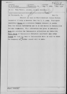 Old German Files, 1909-21 > Will Wilson (#340317)