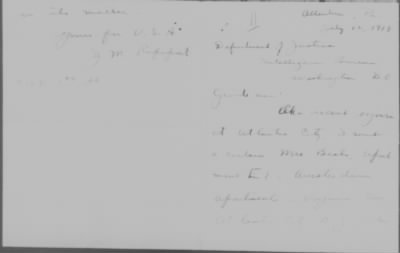 Old German Files, 1909-21 > Mrs. Beal (#238103)