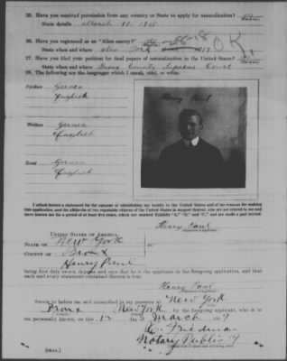 Old German Files, 1909-21 > Henry Paul (#356015)