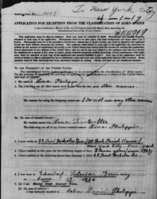 Old German Files, 1909-21 > Case #355949