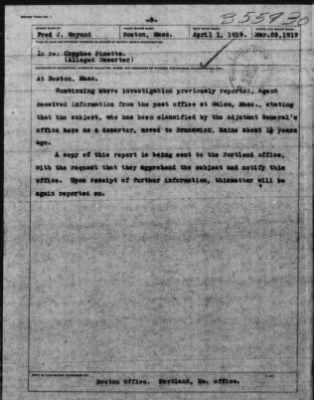 Old German Files, 1909-21 > Alleged Deserter (#355930)