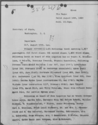 Old German Files, 1909-21 > Various (#356476)