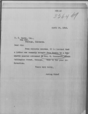 Old German Files, 1909-21 > Mrs. M. Rosemeth (#356469)