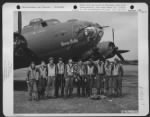 Lt Holland and crew of the 92nd Bomb Group beside the Boeing B-17 Flying Fortress Sharon Belle. England, 2 October 1943. - Page 1
